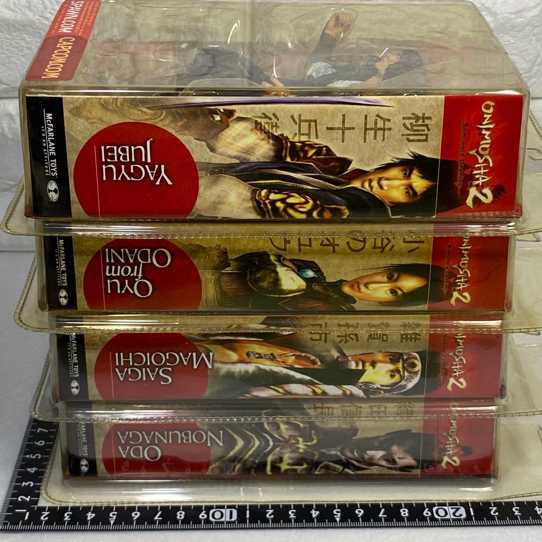 鬼武者2　柳生十兵衛&小谷のオユウ&雑賀孫一&織田信長　フィギュア　4種セット