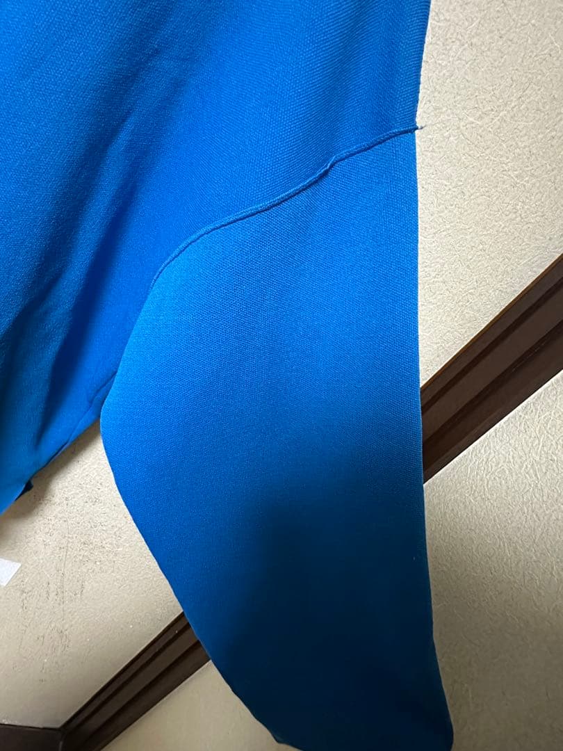 ダブルフェイスハーフジッププライムオーバーニットポロシャツ