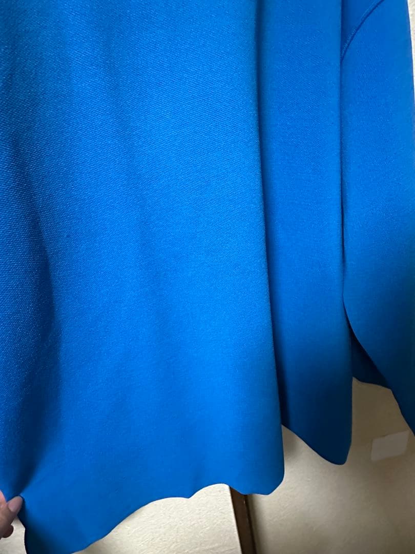 ダブルフェイスハーフジッププライムオーバーニットポロシャツ