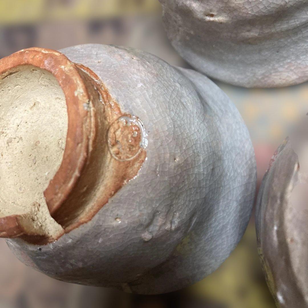 萩焼十一世 坂高麗左衛門 韓峯 湯呑6客 共箱栞