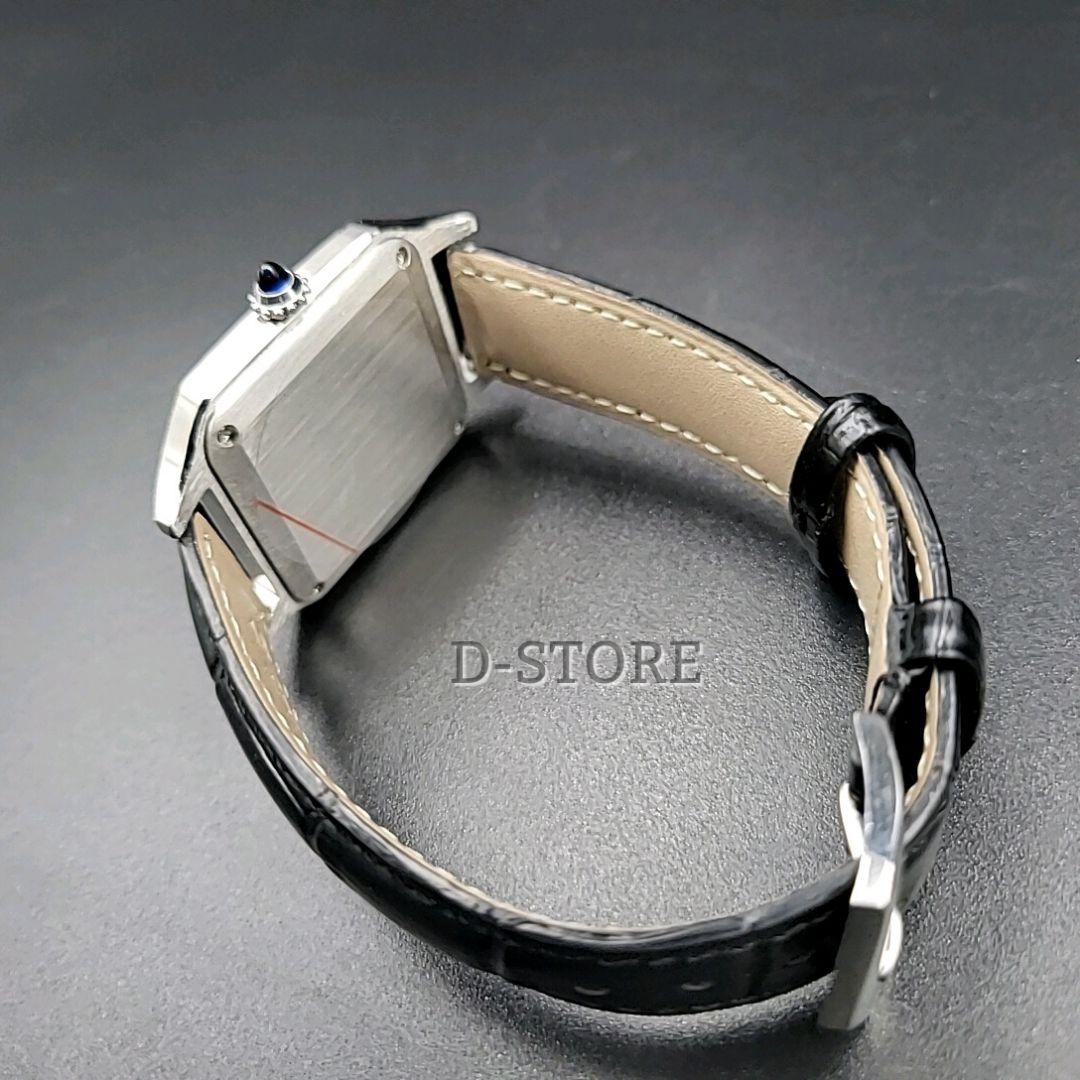 クォーツ腕時計 レザーベルト サントス デュモン オマージュウォッチ