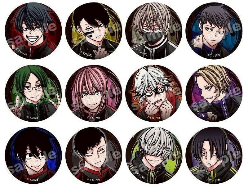 桃源暗鬼 トレーディングホログラム缶バッジ 無陀野 淀川真澄 並木度