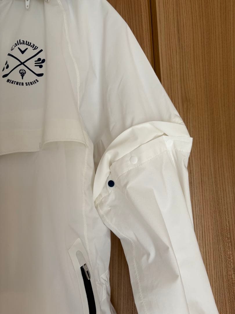 Callaway レディース レインウェア ホワイト　Lサイズ