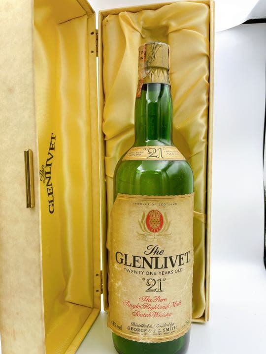 Glen Livet 21y 空瓶箱あり