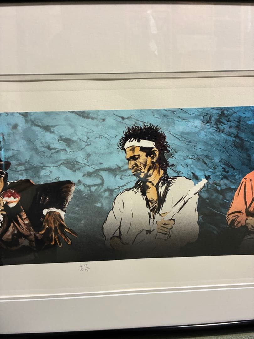 ザ·ローリングストーンズ リトグラフ ロンウッド作 - メルカリ