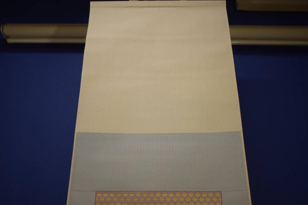 複製/長沢芦雪/朝顔図/工芸/布袋屋掛軸HI-786