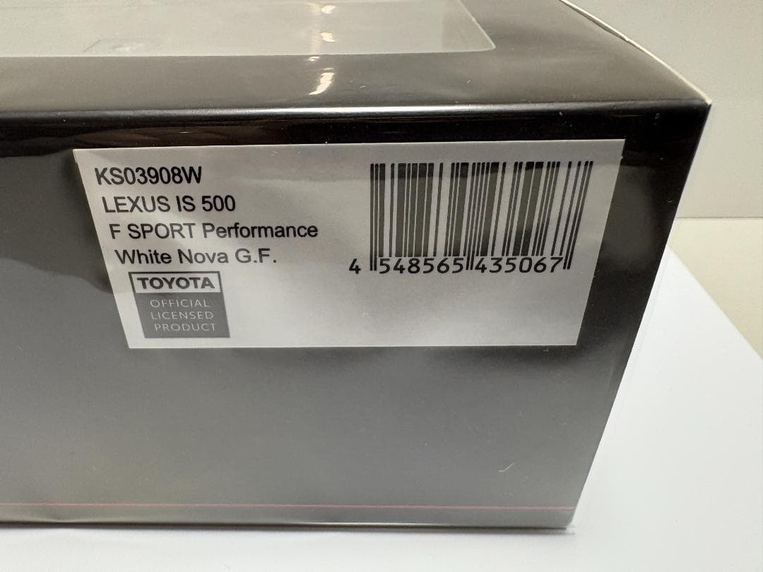 京商 1/43 レクサス IS 500 F SPORT パフォーマンス ホワイト