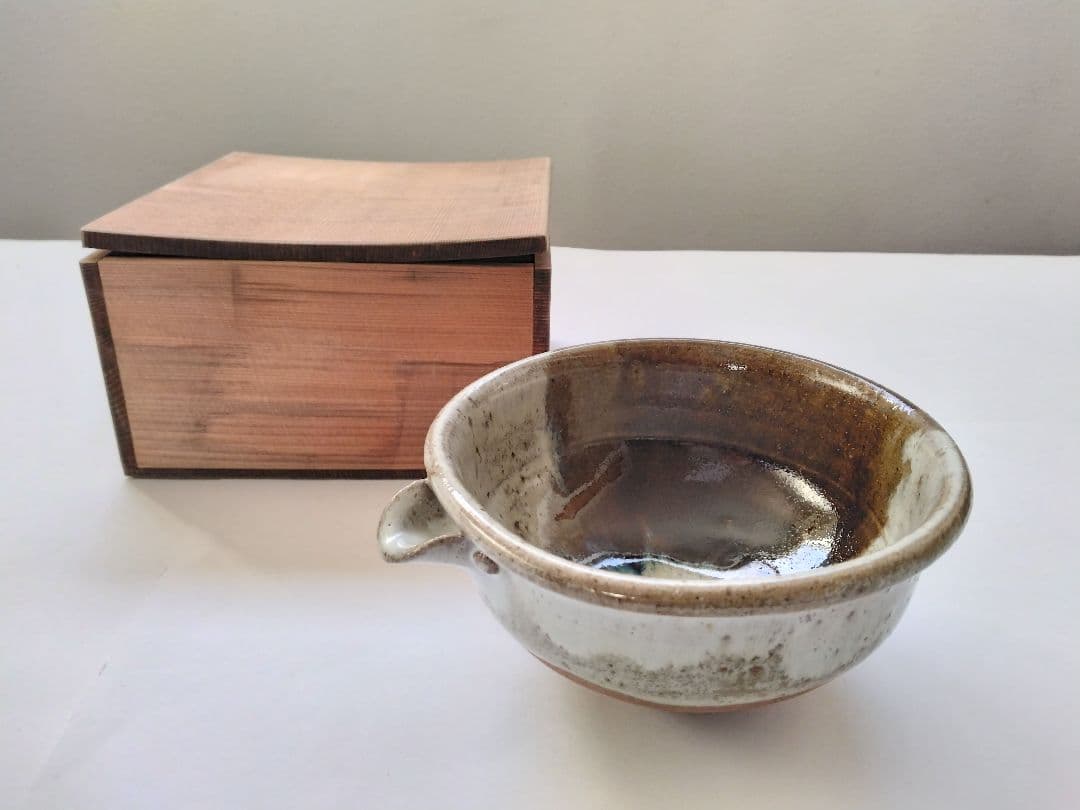 朝鮮唐津 片口 13代太郎右衛門 掛け分け 素晴らしい景色 料理鉢