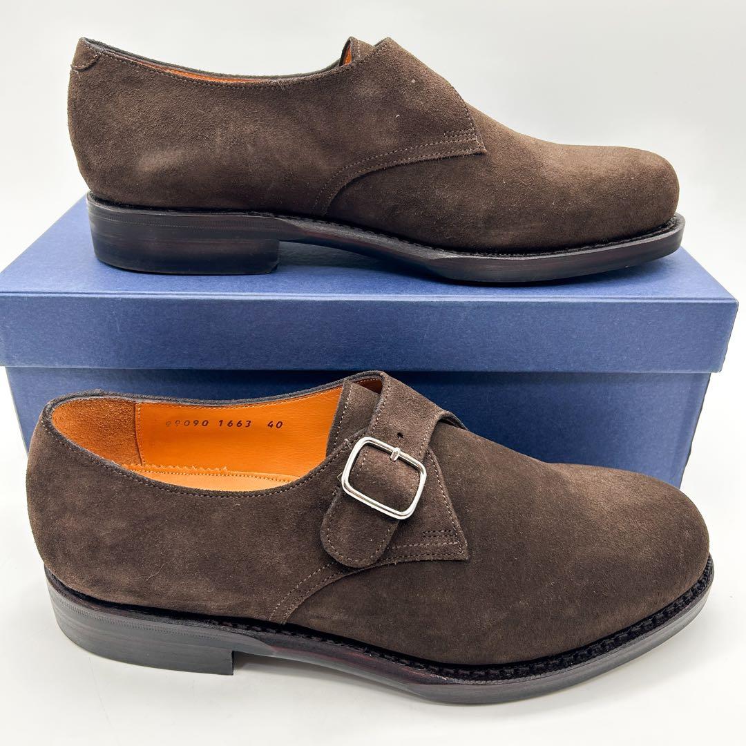 【新品】 Jalan Sriwijaya 別注　スエードモンクストラップシューズ