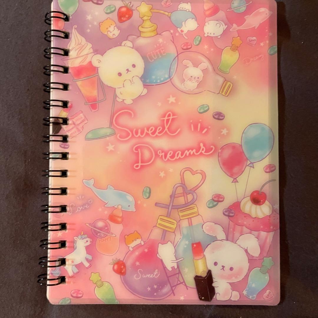 シール帳 クマ くま ウサギ うさぎ ソフトクリーム 平成レトロ