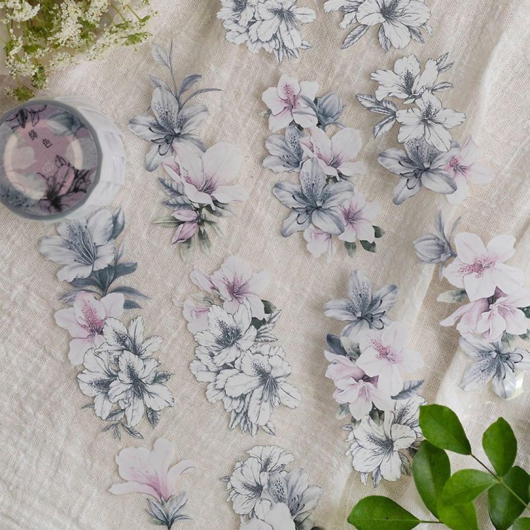 ⭐️SALE⭐️ 《ツツジ》海外マスキングテープ　マステ 【1708】