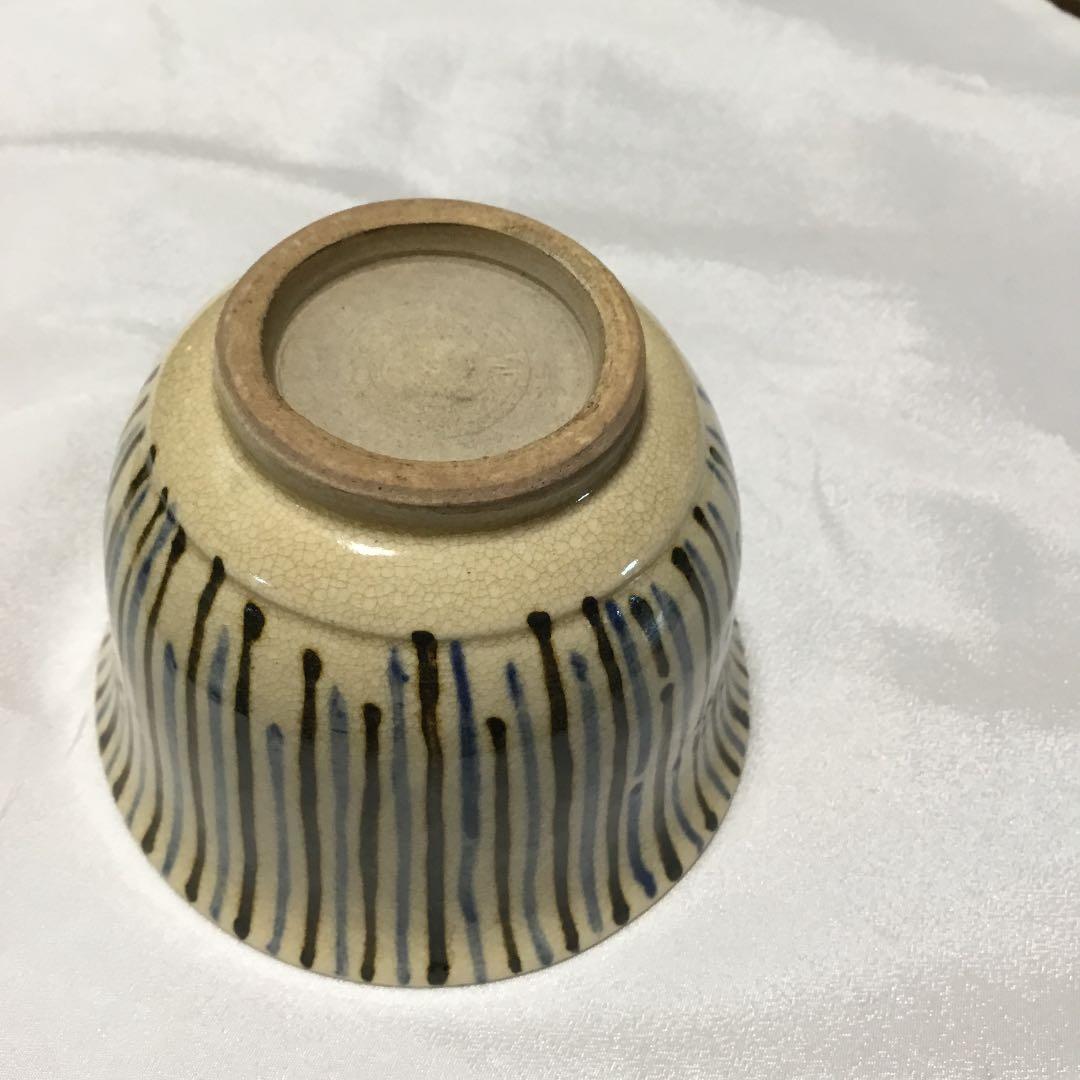 京薩摩　麦藁手盃　蓋付 錦光山　筒向