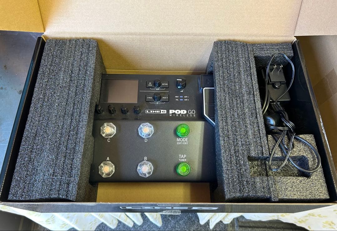 【美品】LINE6 POD GO wireless マルチエフェクター