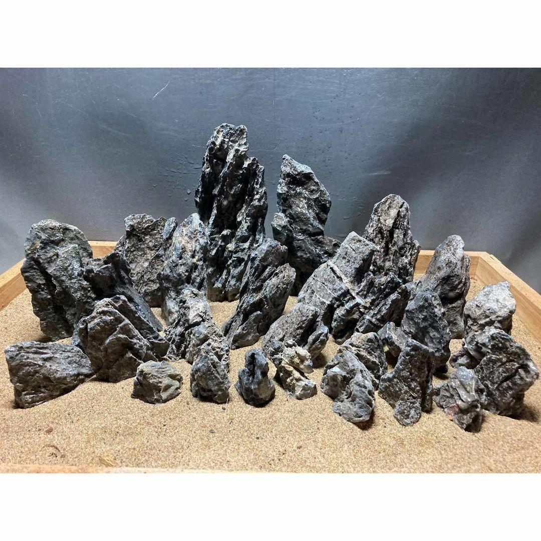 2[新品]ADA 龍王石 約4キロ☆水槽 レイアウト 特級形状 青龍石 石組