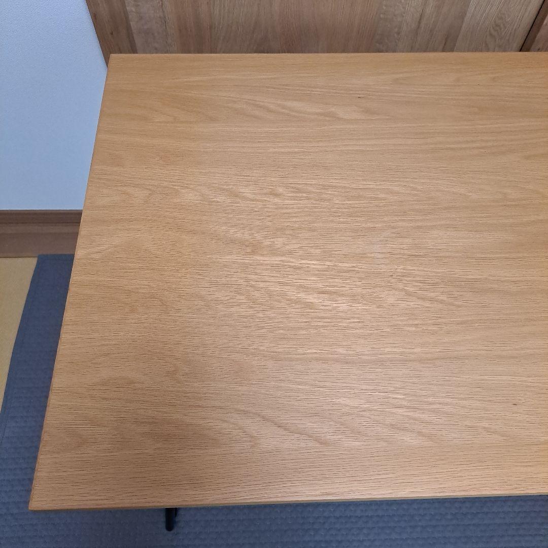 無印良品 折りたたみテーブル 幅120cm オーク材 25900円 muji