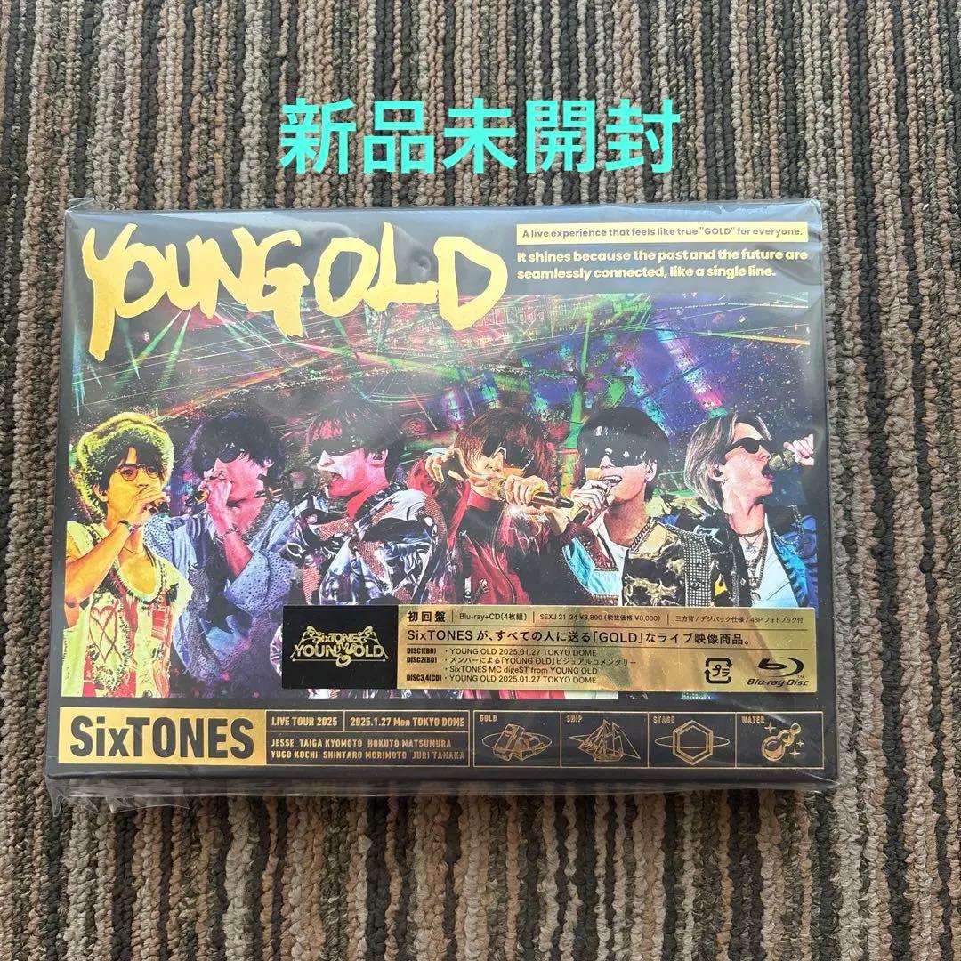 初回盤】SixTONES YOUNGOLD Blu-ray【新品未開封】 - メルカリ