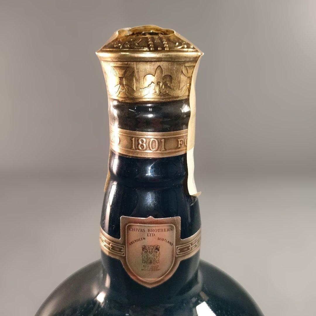 A1340-2/ロイヤルサルート21年/青陶器ボトル/スコッチウイスキー/の