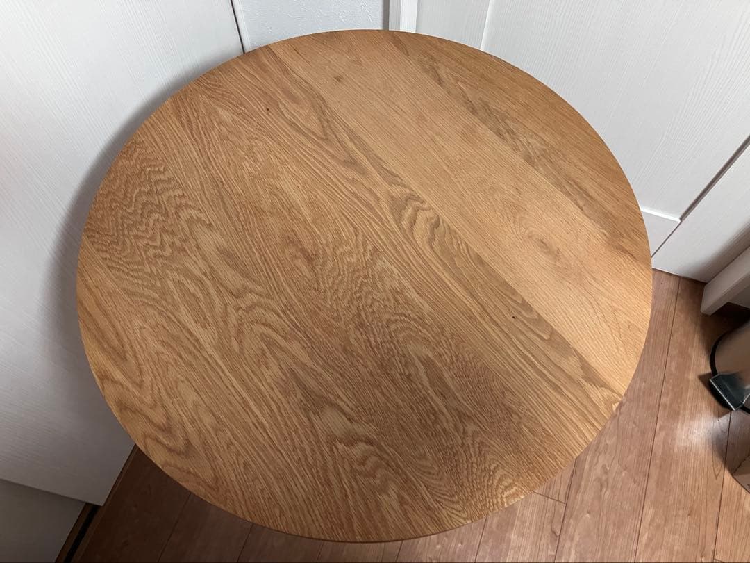gleeniche ラウンドカフェテーブル 70 円形　丸　オーク　無垢