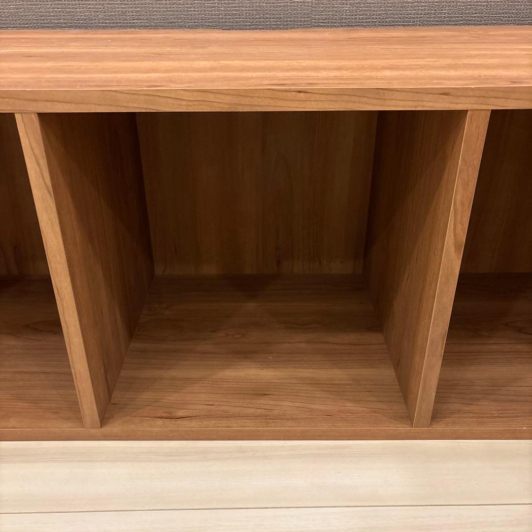 DISKUNION 純国産レコードラック 3BOX ウォールナット