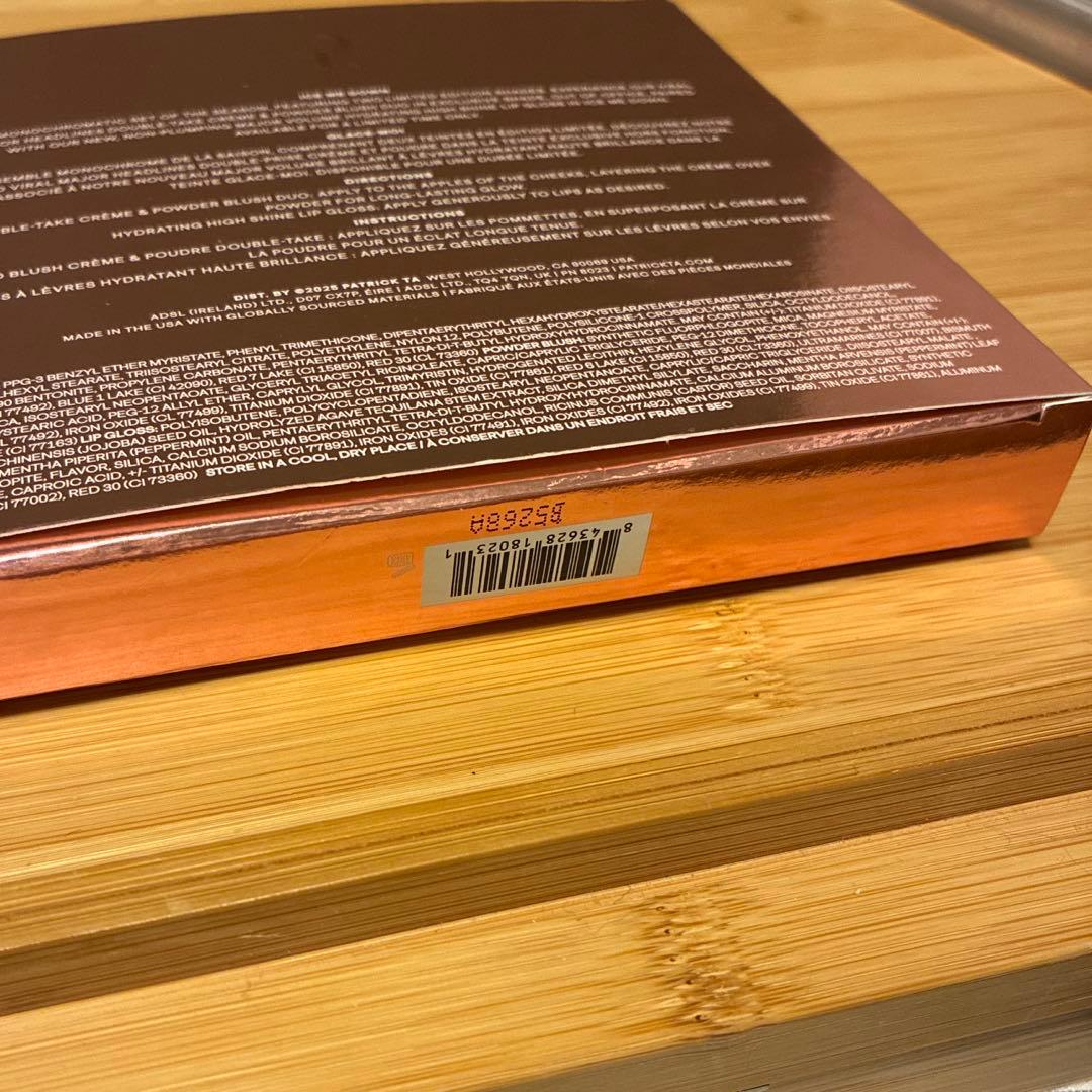 Patrick Ta ブラッシュ+リップグロスセット