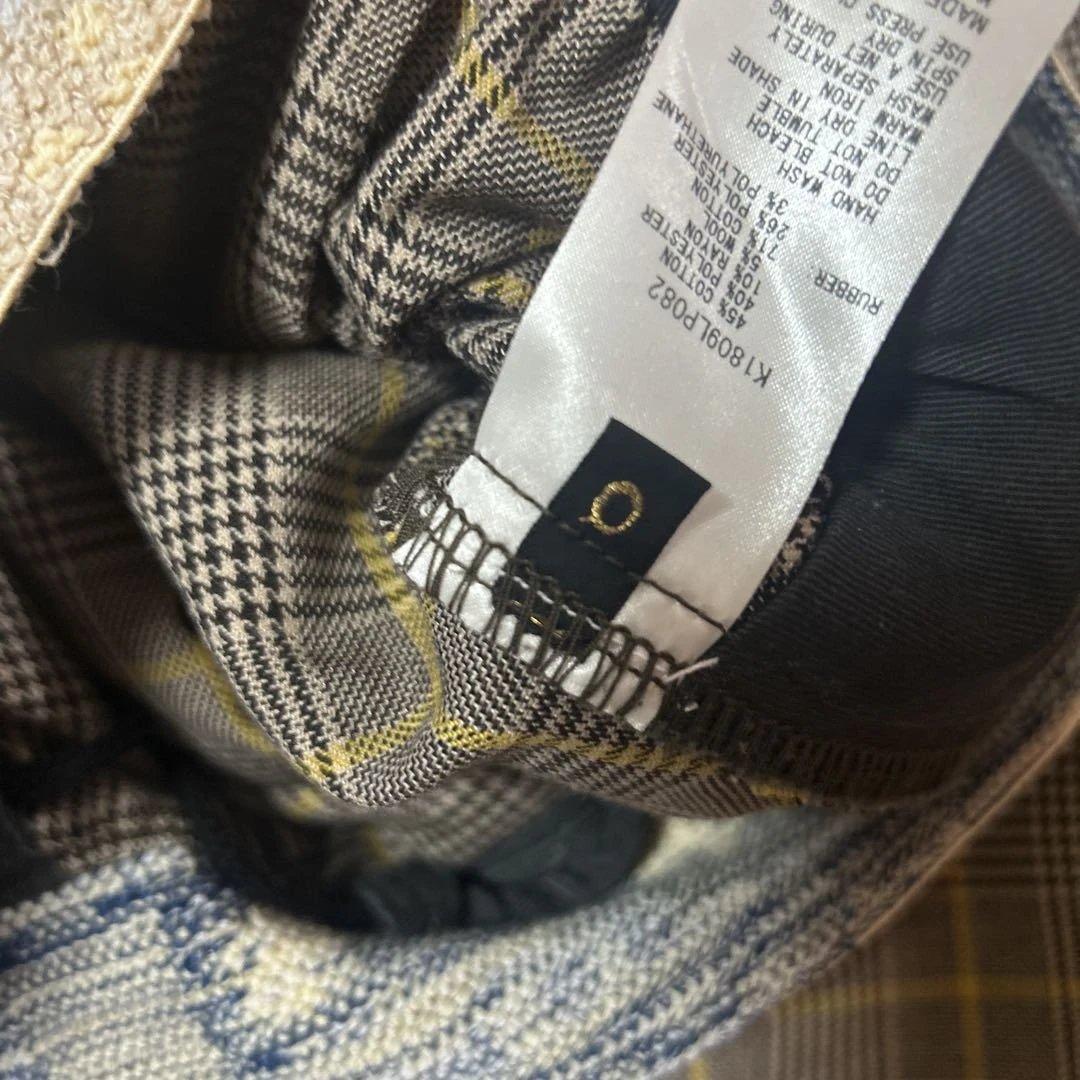 キャピタルチェック柄ガウチョパンツ 膝下丈の通販はau PAY マーケット