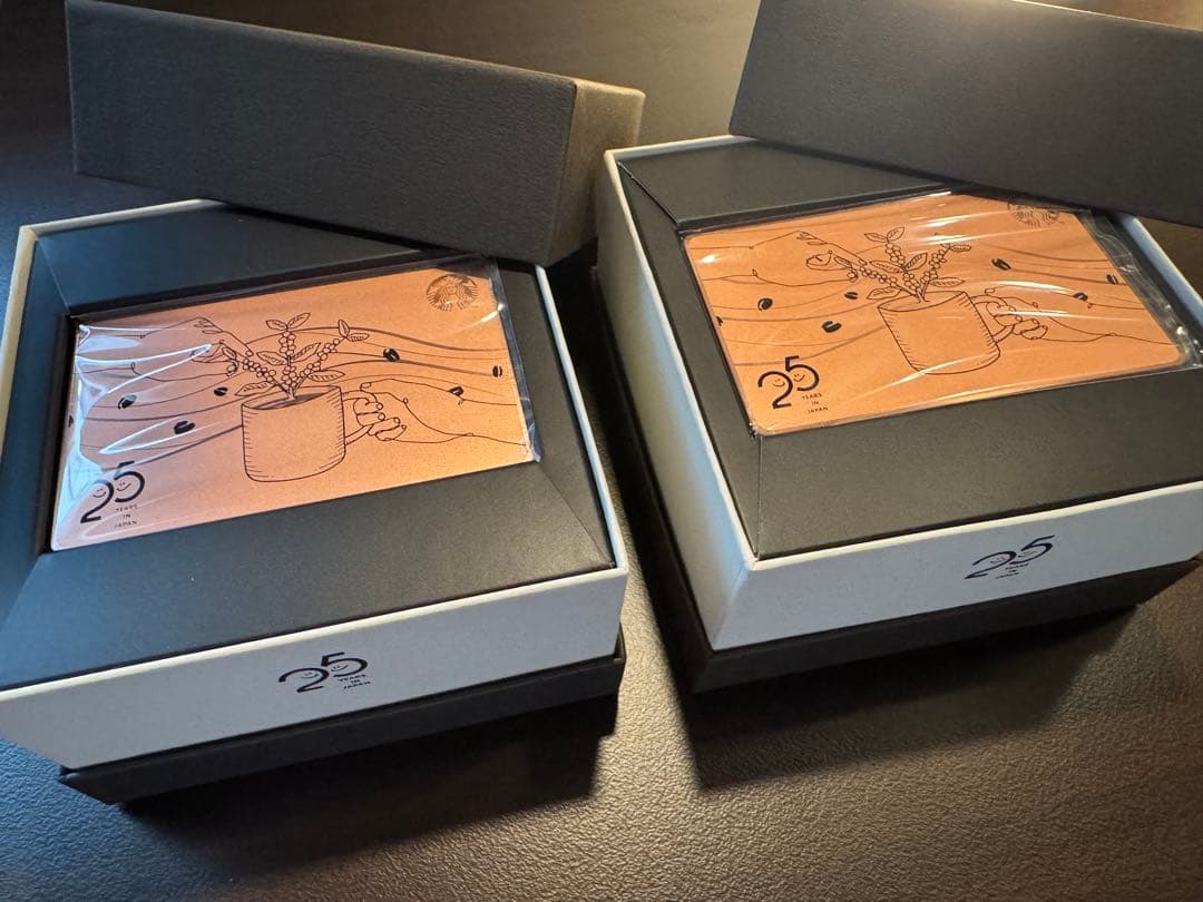 スタバカード　25周年　ステンレス仕様　【PIN未削り】 PIN未削り】スターバックスカード 25周年 ステンレス仕様 スタバカード