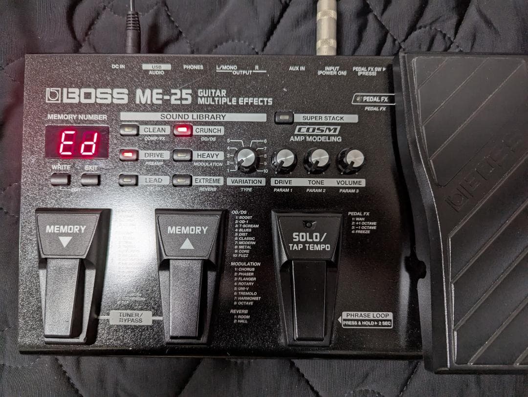 BOSS ME-25 マルチエフェクター 箱あり ACアダプター付き