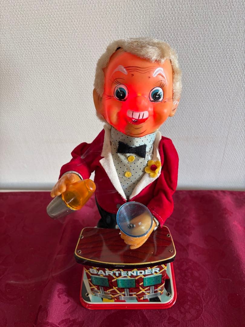 ⭐️野村トイ 電池式バーテンダー 動作品 /箱付