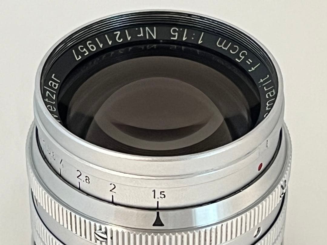 Leitz Summarit 5cm F1.5 フィルター付き（山崎光学清掃済）