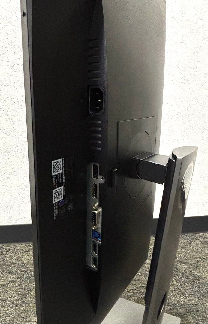 超美品】DELL 21.5型モニター フレームレスIPSパネル/回転・高さ調整