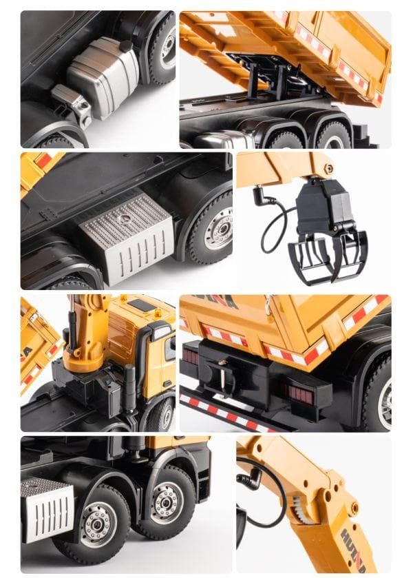 1/14 2.4GHz 26ch 4軸8輪 折り曲げ式 クレーントラックR/C