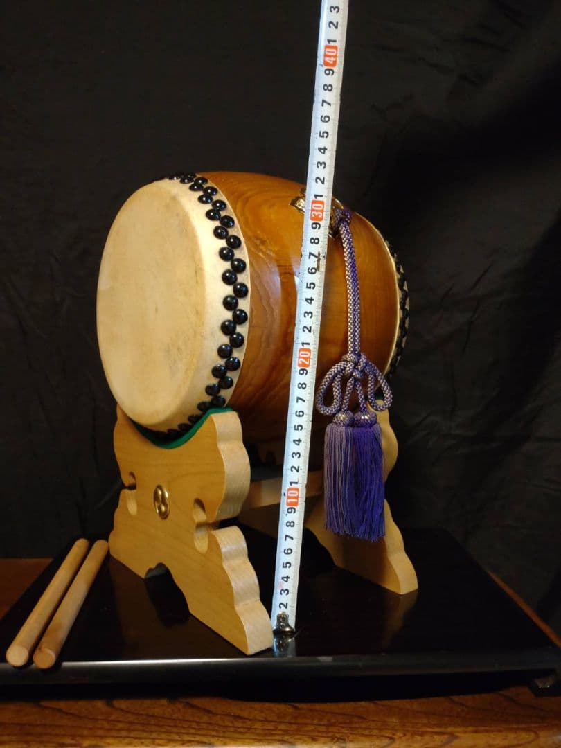 骨董 和太鼓 ◯ 古い太鼓 和太鼓 平太鼓 太鼓 和楽器 骨董 レトロ