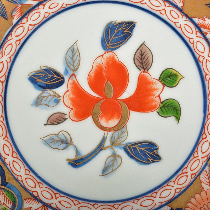 有田焼　日肥其泉作　極錦金彩古伊万里　銘々皿揃　五客　共箱　D　R5384