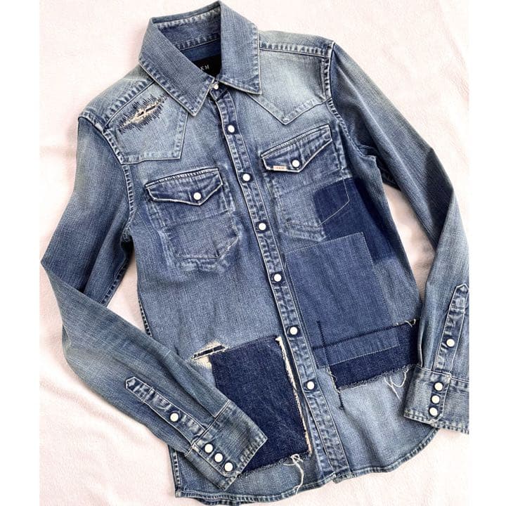 超激得，限定セール】 B'z 稲葉浩志さん着用 AKM パッチワーク