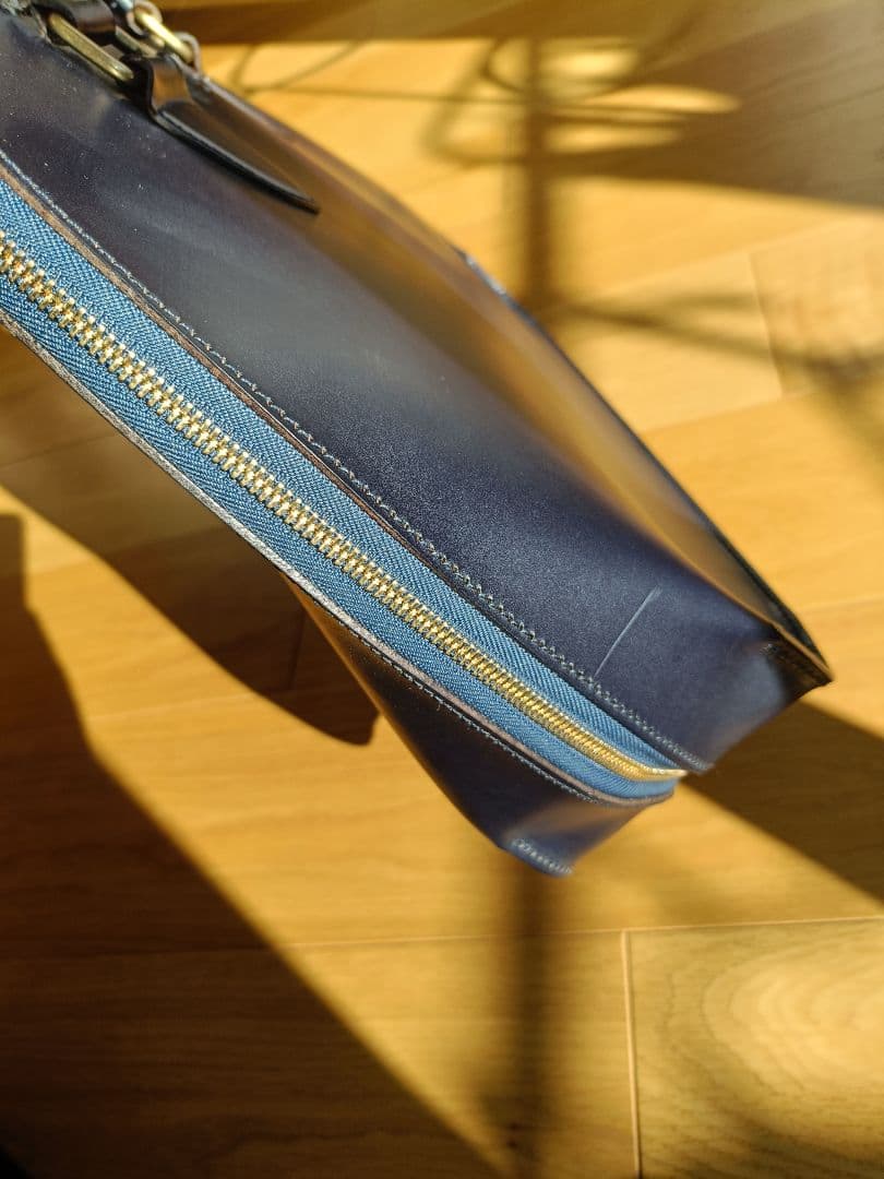 GANZO GUD ネイビー ブライドルレザー