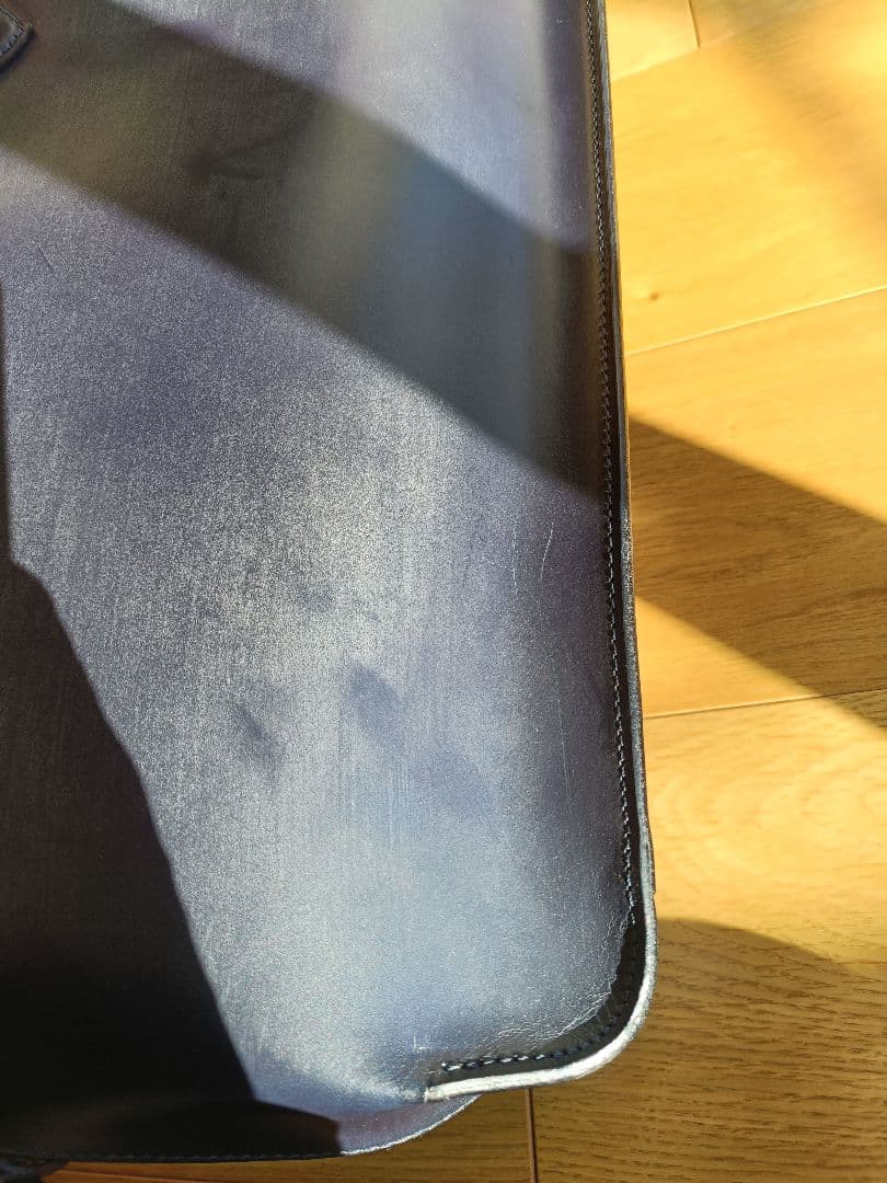 GANZO GUD ネイビー ブライドルレザー