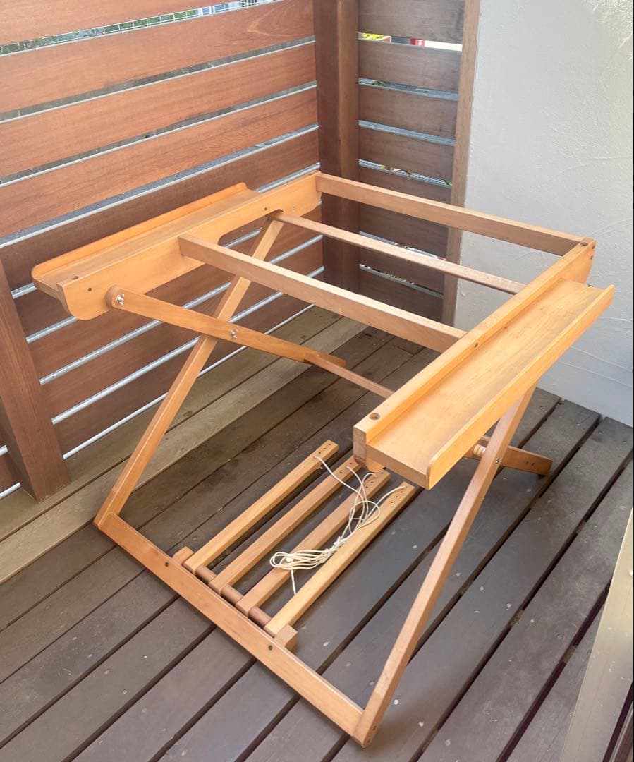 アシュフォード 4枚綜絖織り機 80サイズ用 スタンド ペダルスタンド