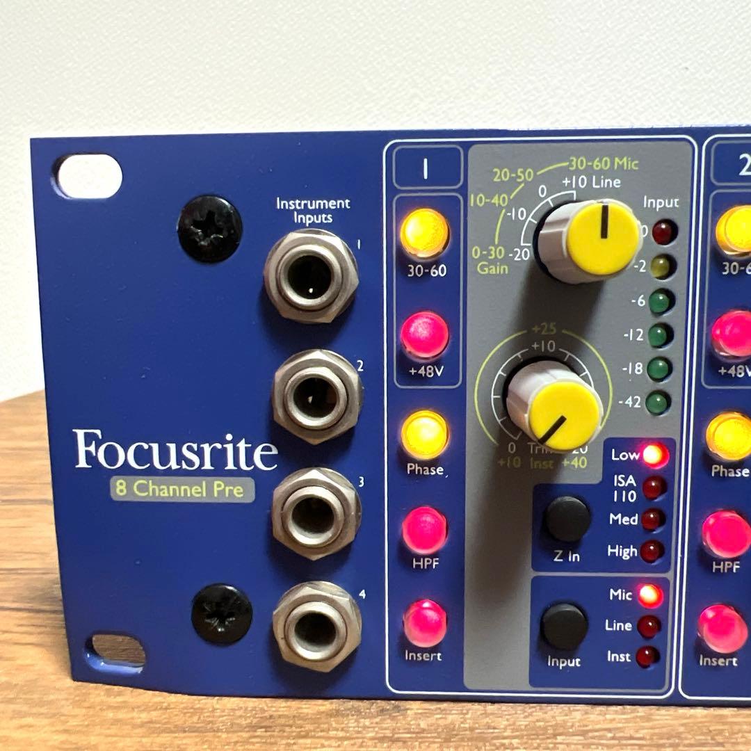 【希少！】focusrite ISA828 マイク プリアンプ フォーカスライト