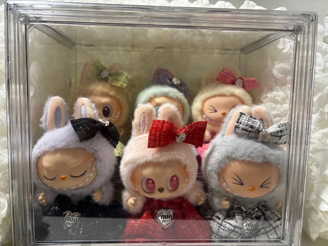 正規品 ラブブ ハブアシート 6体セット お洋服＆コレクションケース付き 楽天市場】当日16：30までご注文確定にて即日発送【正規品 保証