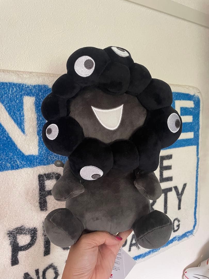 黒ミャクミャク お手玉風ぬいぐるみ Mサイズ