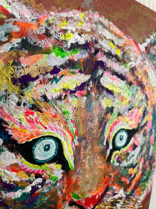 TOYAMAde. y10a4 【HIRU】絵画 1点ものアート イラスト