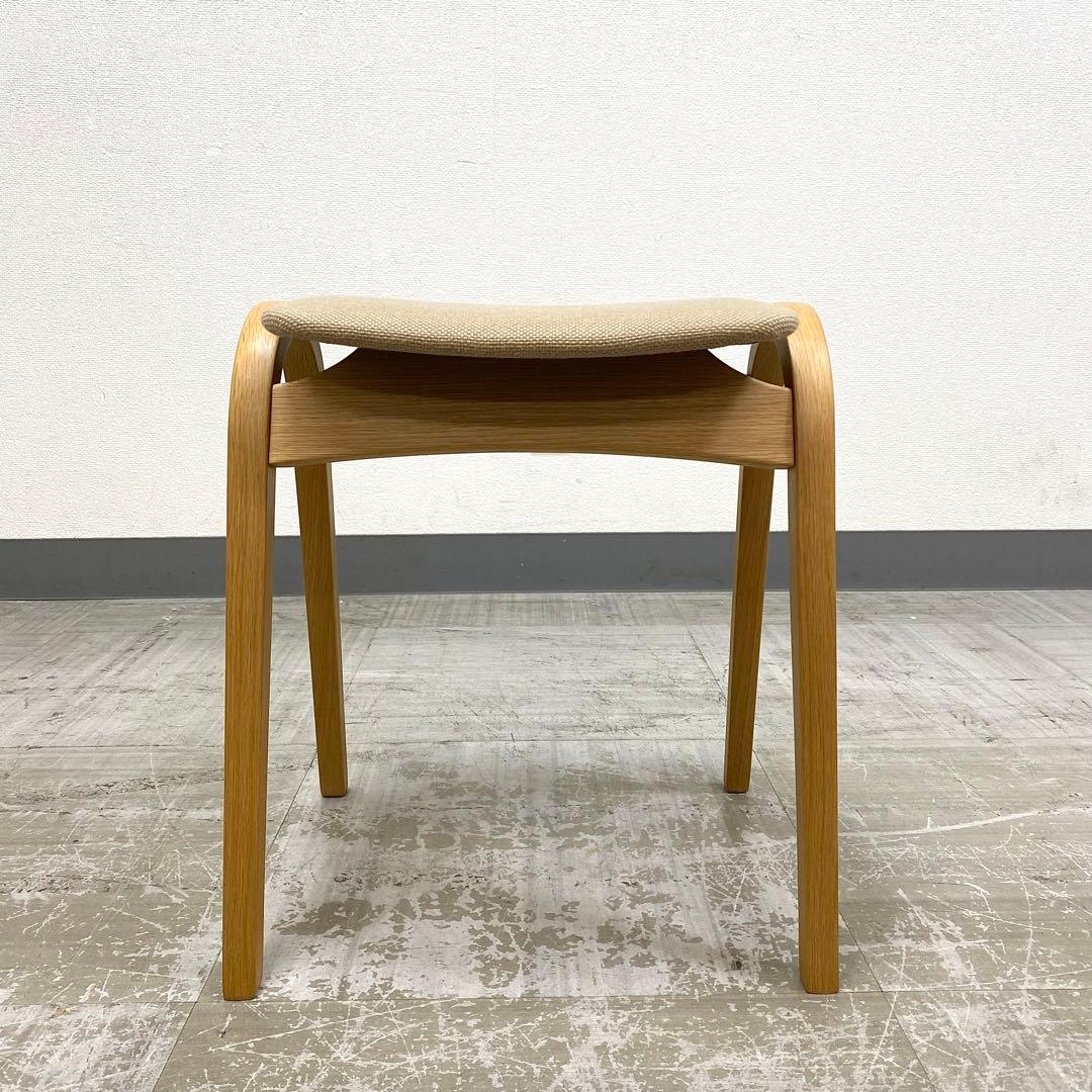 秋田木工 No.202 スツール ナラ材 スタッキングチェア 椅子 4