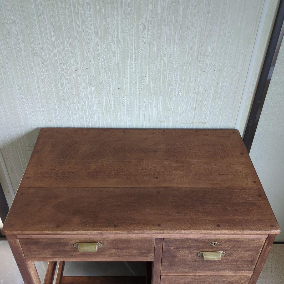 昭和5年 小振りなアンティーク机 デスク