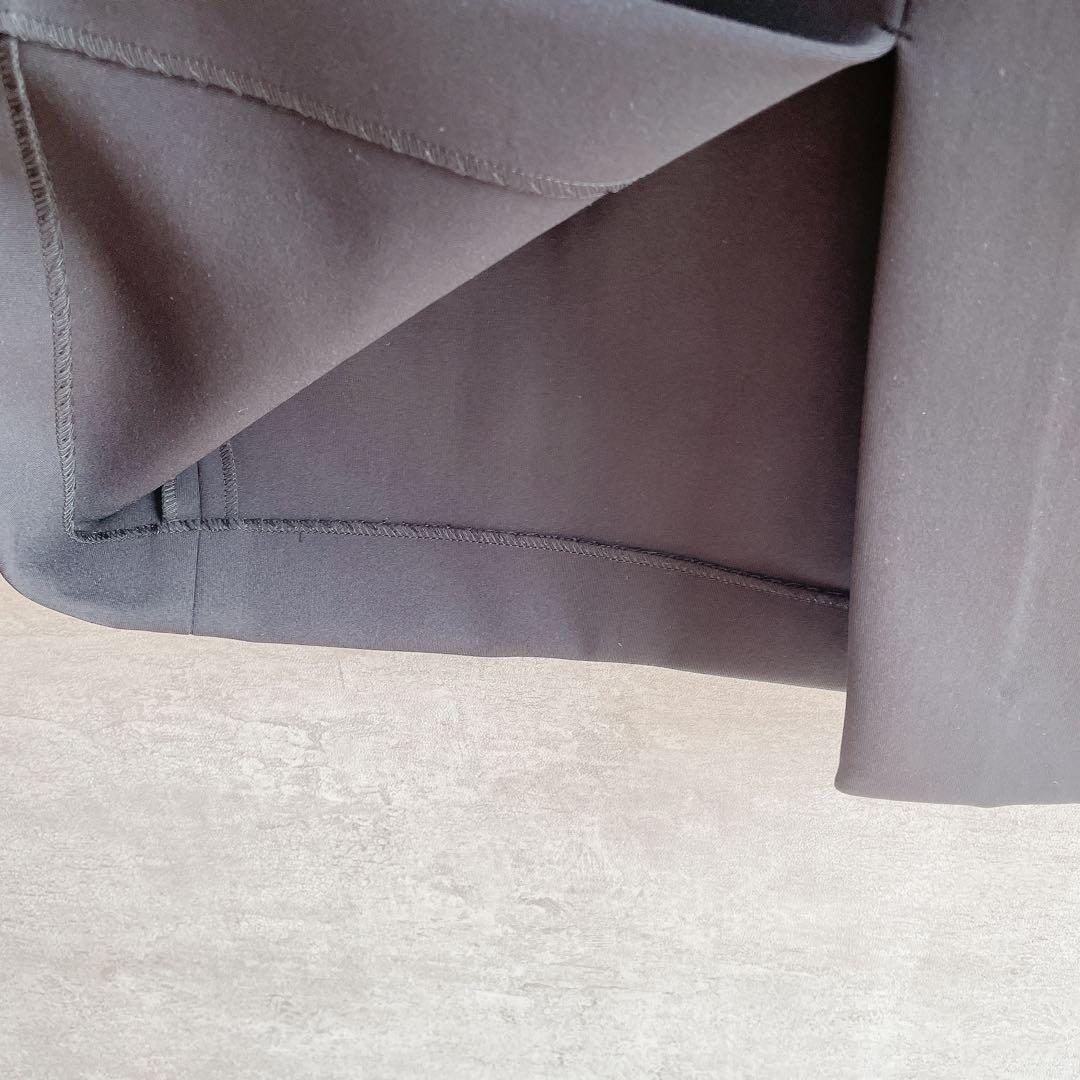 新品/MOGA /黒/ストレッチ /膝丈 スカート /Lサイズ