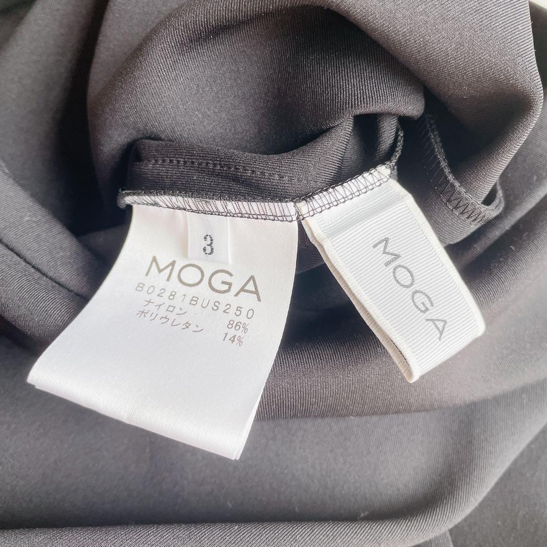 新品/MOGA /黒/ストレッチ /膝丈 スカート /Lサイズ