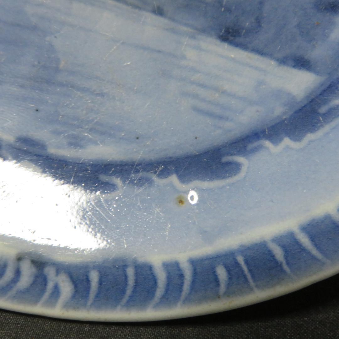 皿 5枚 古伊万里 染付 山水 江戸 窯傷 家屋 船 - メルカリ