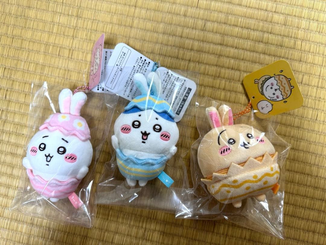 ちいかわ そろそろイースターなマスコット 3種 ちいから・ハチワレ