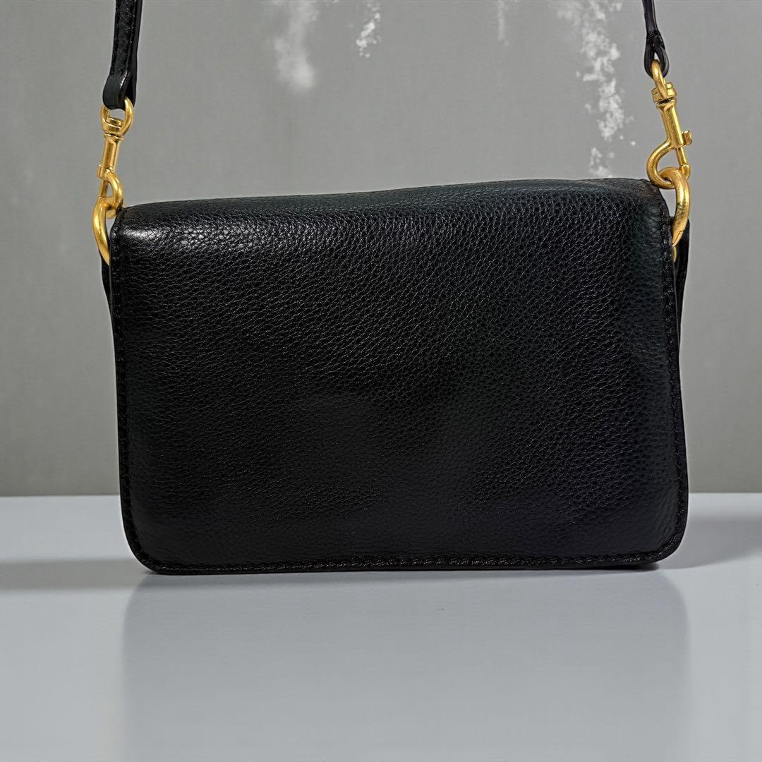 《美品》トリーバーチ ショルダーバック アクセサリーポーチ レザー ゴールド金具