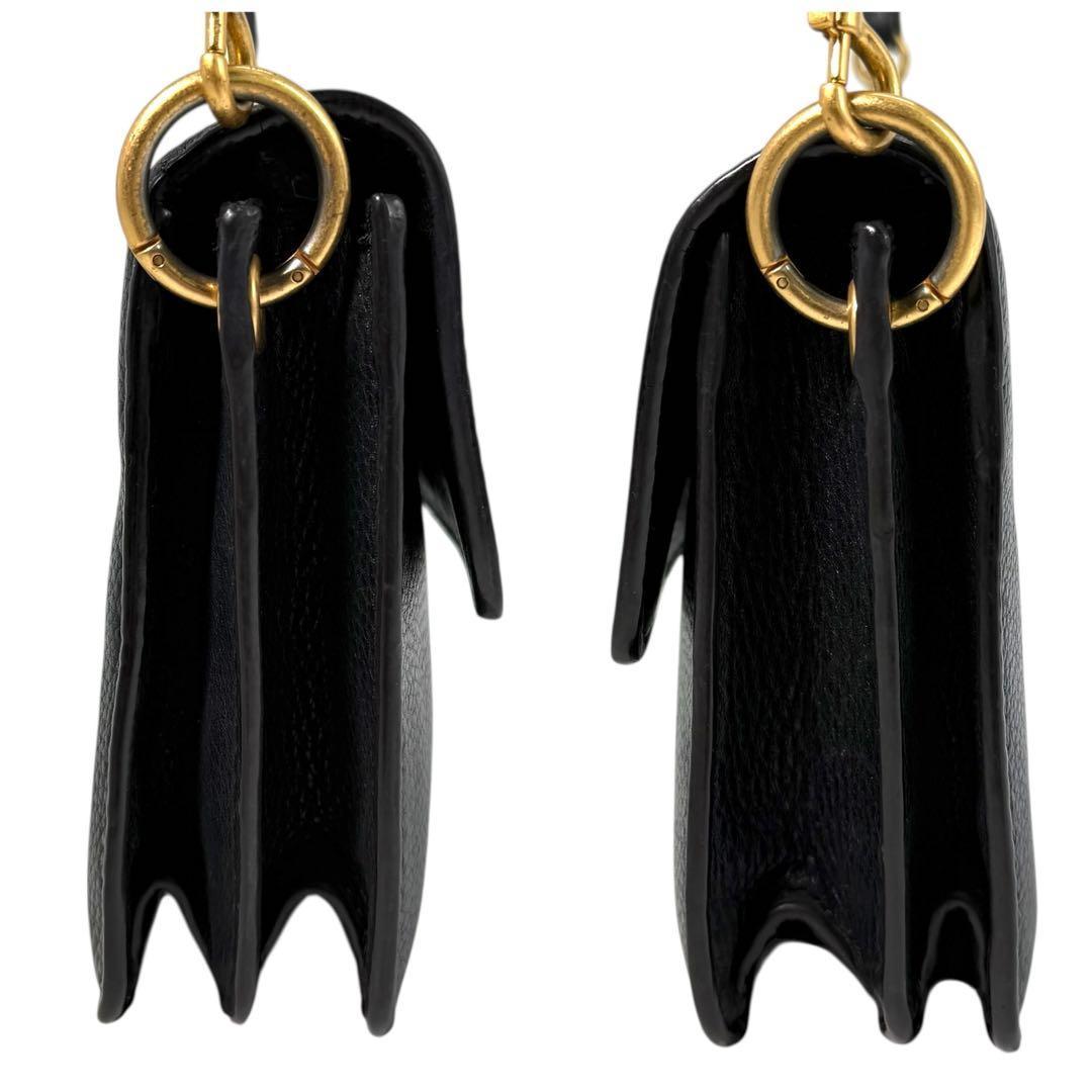 《美品》トリーバーチ ショルダーバック アクセサリーポーチ レザー ゴールド金具