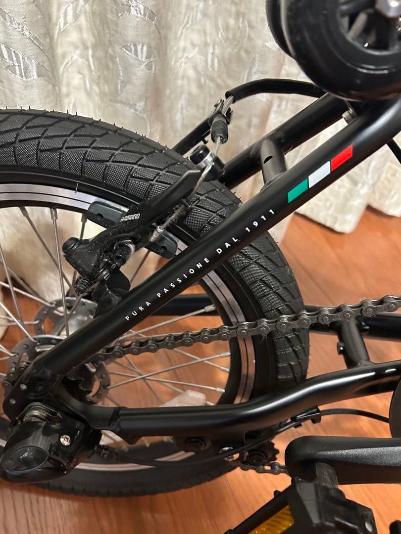 BENELLI mini Fold 16電動アシスト自転車 スタンド　カゴ付き